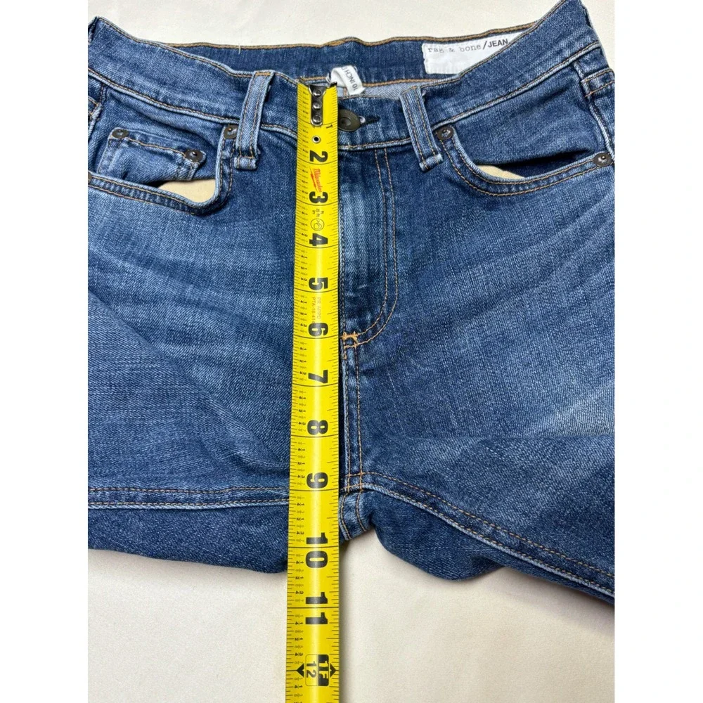 Rag & Bone‎ Denim Jeans Size 24 Bainbridge Wash Distressed Hem